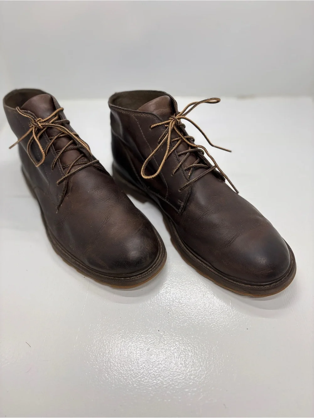 Sorel Madson II Chukka Waterproof Leather Boots Men’s 11 Brown Lace Up Casual